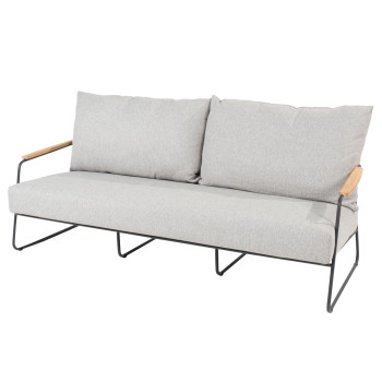 Balade living bench 3 seater anthracite with 3 cushions