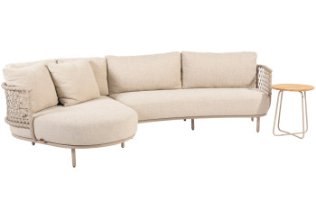 Sardinia Chaise-Loungeset mit Verdi Sidetable