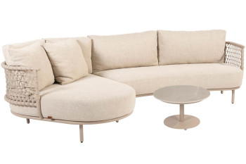 Sardinia Chaise-Loungeset mit Boaz Couchtisch