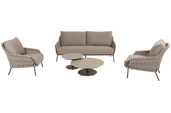 Montera Loungeset mit Boaz Kaffeetischen