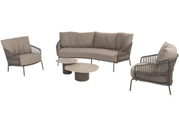 Capalbio Loungeset mit Sofie Couchtischen