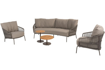 Capalbio Loungeset mit Volta Coffeetables