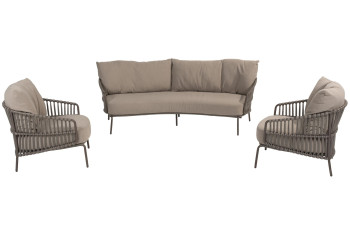 Capalbio Loungeset 3-teilig