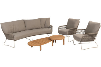 Botanic Loungeset mit Finn Couchtischen