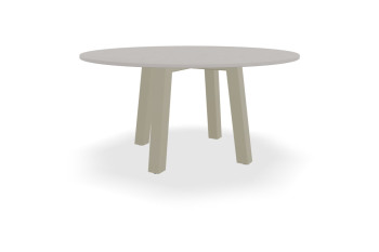 Dekton Runder Nebbia Low-dining Tisch Susa