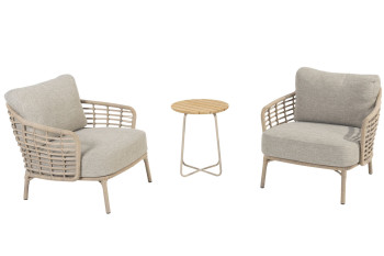 Como bistro living set with Verdi sidetable