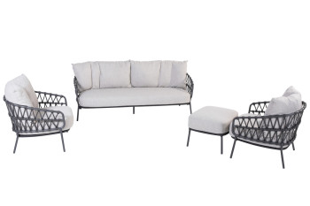 Calpi living set and footstool without table