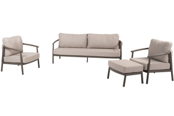 Barolo loungeset Terre with footstool