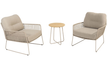 Albano Bistro-Loungeset mit Verdi Sidetable