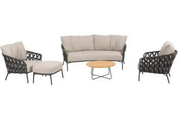 Albareto Loungeset mit Verdi Couchtisch