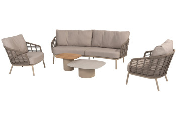 Puglia Loungeset mit Demi Coffeetables