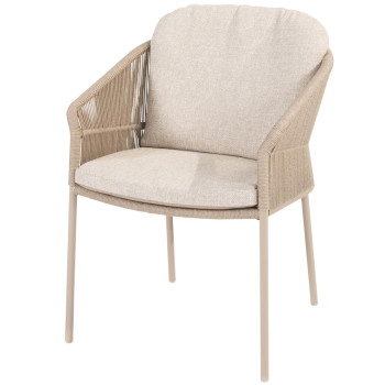 Florence dining chair latte with 2 cushions