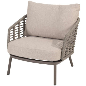 Puglia living chair terre with 2 cushions