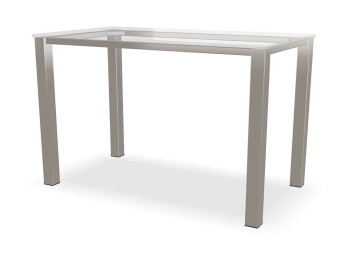 Wandtischgestell Standard Edelstahl