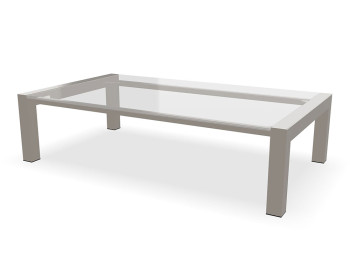 Couchtischgestell Seitenlieger Edelstahl