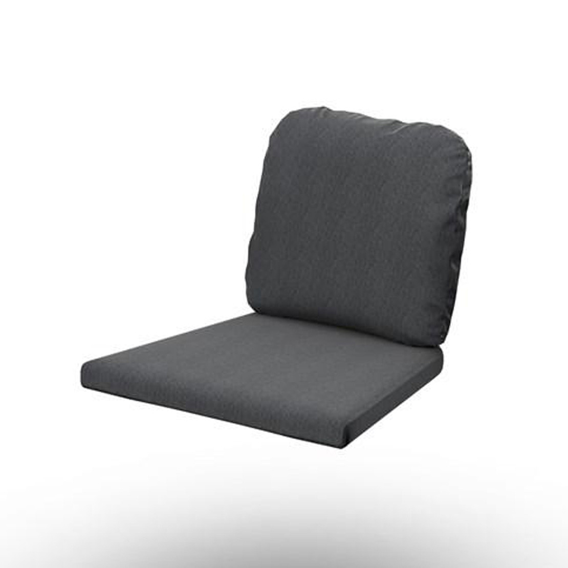 Kapra Seat + Pillow Cushion Sunbrella Sooty