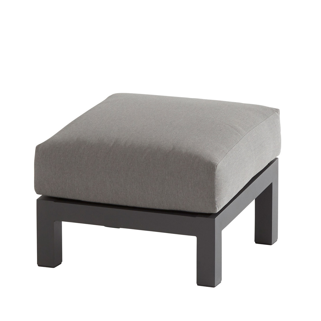 Capitol footstool with cushion Anthracite