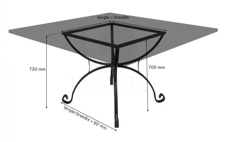 Tischgestell Versailles