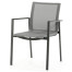 Elida charcoal Dining Gartenstuhl stapelbar