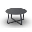 Elko Side Table Alu Charcoal Mat Alu D90