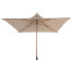 Vivenda 270 X 270 cm. Woodlook frame Sand