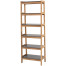 Liv rack natural teak with 6 HPL shelfs