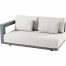 Metropolitan 2.5 seater bench right arm with 5 cushions