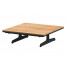 Endless multi concept Anthracite coffee table teak 95 x 95 x 30 cm