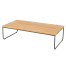 Verdi coffee table natural teak rectangular 110 X 60 X 30 cm