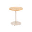 Volta natural teak side table central leg Latte 45 x 55 cm