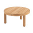 Finn coffee table natural teak round 60 x 32 cm