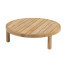 Finn coffee table natural teak round 80 x 25 cm