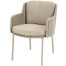 Bernini dining chair latte with 2 cushions
