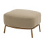 Biarritz footstool amber with cushion