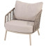 Puglia living chair latte with 2 cushions