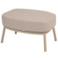 Puglia footstool latte with cushion