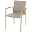 Cortina stacking chair latte