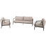 Barolo 3 seater set terre bench and 2x living chair