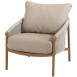 Milos living chair amber with 2 cushions