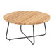 Verdi coffee table natural teak 73 round H 35