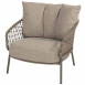 Jura living chair olive with 2 cushions