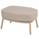 Puglia footstool latte with cushion