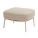 Calma footstool latte with cushion